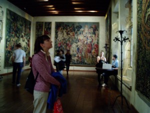 Laura at Cloisters