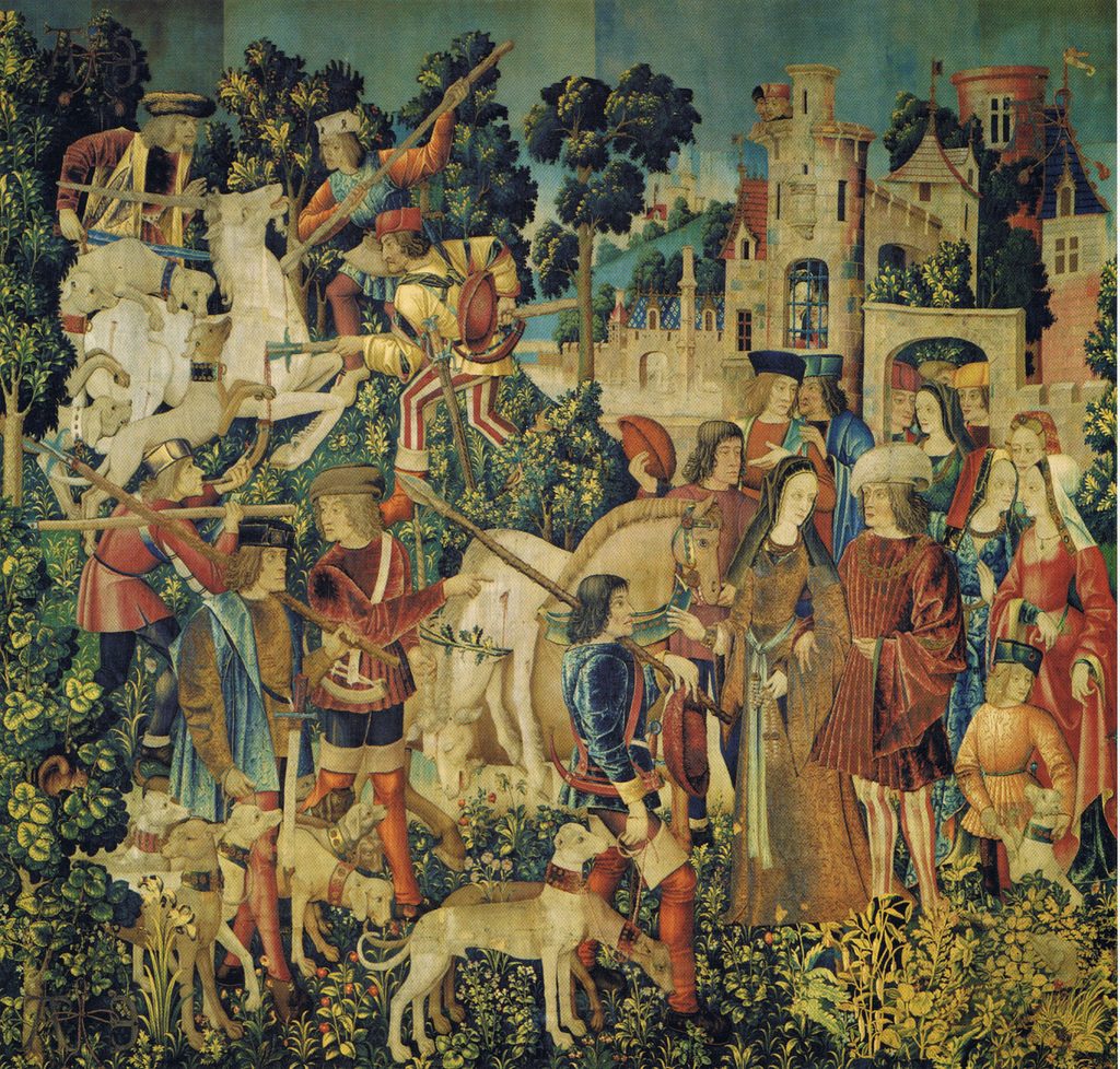unicorn is killed and brought to the castle