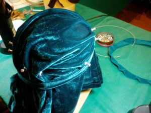 forming the velvet top