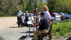 singing at ceremony