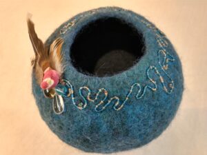 felted bowl