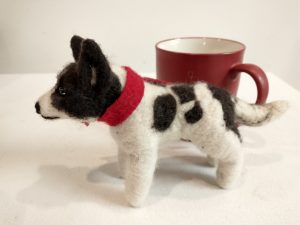 felted dog