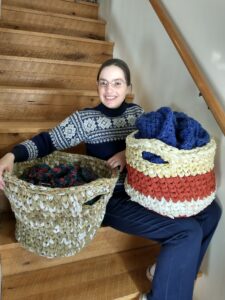 crochet basket