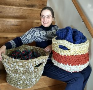 crochet basket