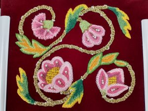 floral embroidery