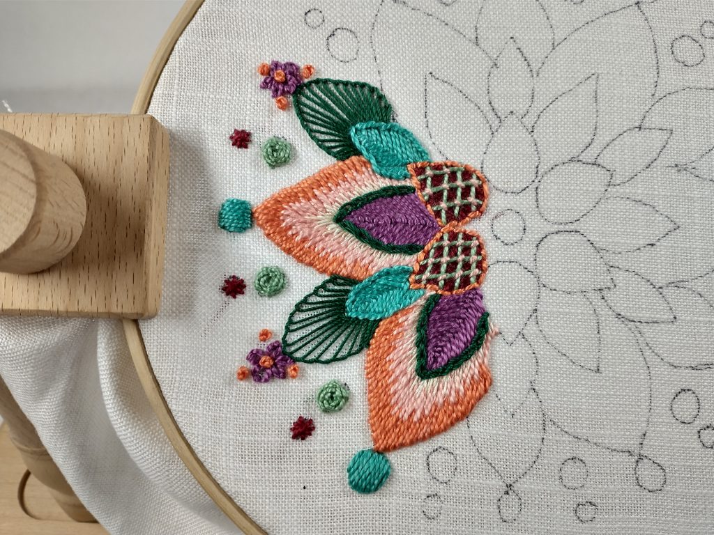 thrums embroidery