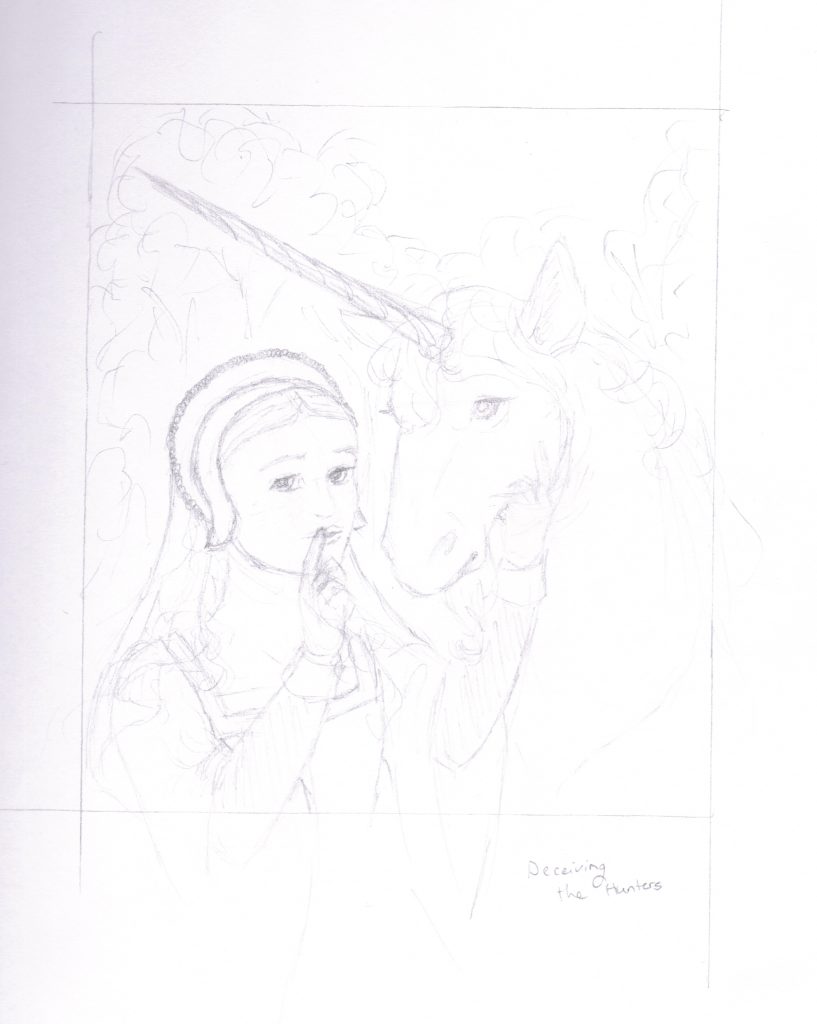 early tapestry sketch