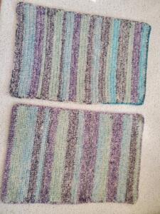 Felted Crochet Rugs