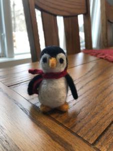 Needle Felted Penguin